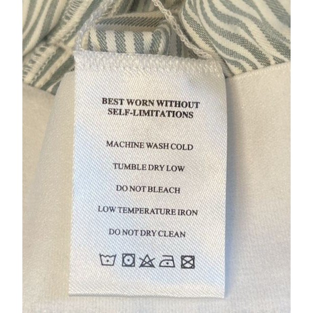 Recreational Habits New Womens Elastic Waist Wide Leg Pajama Pants Medium — image 6 of 8